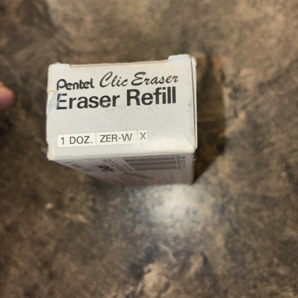 Pentel Refill Erasers for Clic Eraser. (ZER-W) 10 Sleeves Seemed Missing 2